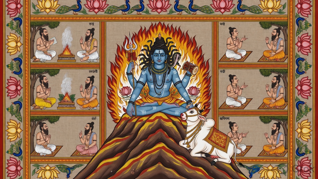 Rudra appears from Brahma's fury