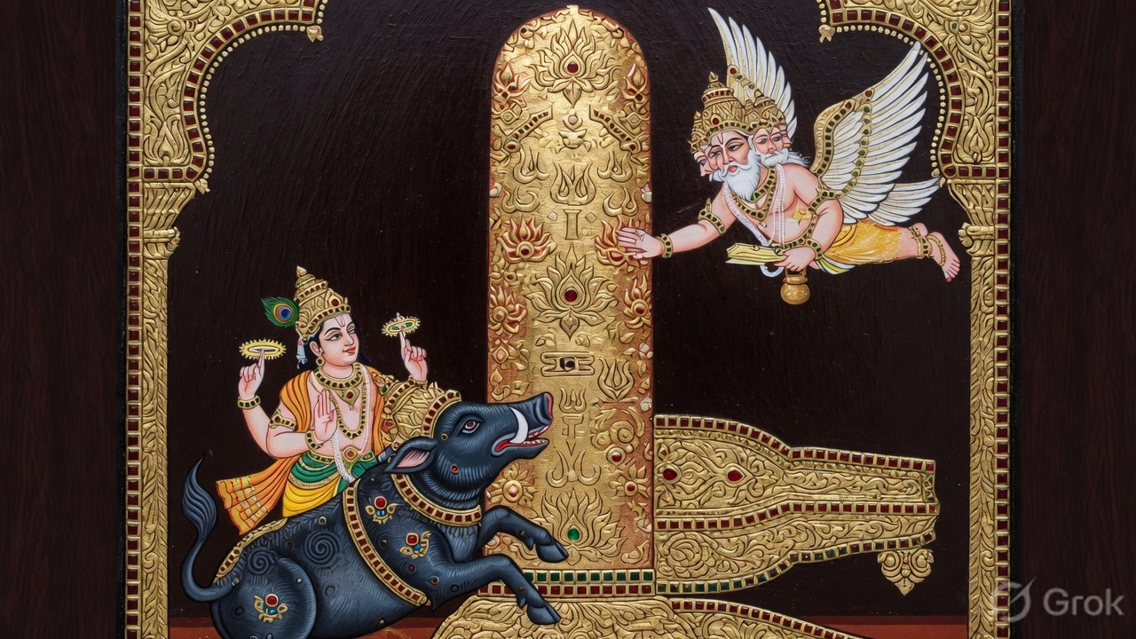 Ravana sings the Tandava stotra
