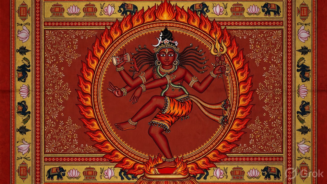 Ananda tandava of Nataraja