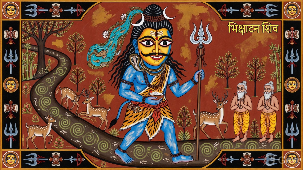 Bhikshatana wandering