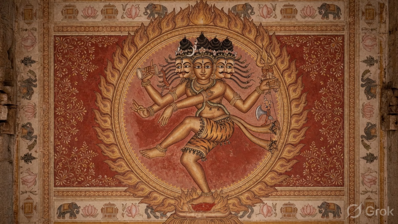 Five-faced Shiva